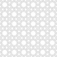 Black and white geometric seamless pattern N94