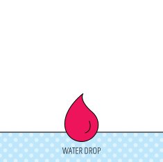 Water drop icon Liquid sign N7