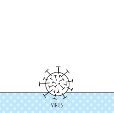 Virus icon Molecular cell sign N3