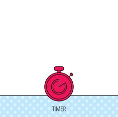 Timer icon Stopwatch sign N3