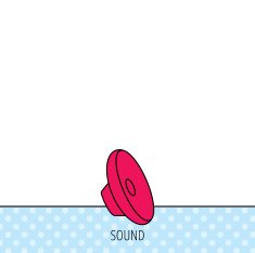 Sound icon Audio speaker sign N3