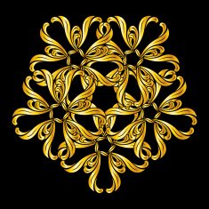 Floral Pattern N768
