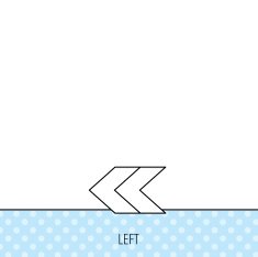 Left arrow icon Previous sign N5