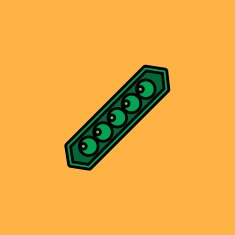 Vector peas icon Food Eps10 N9