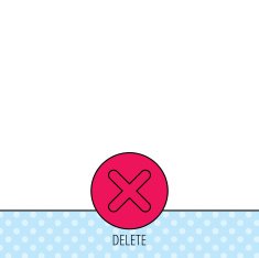 Delete icon Decline or Remove sign N5