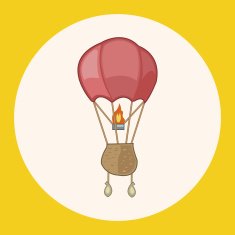 style hot air balloon theme elements N21