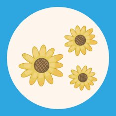 flower theme elements vector eps