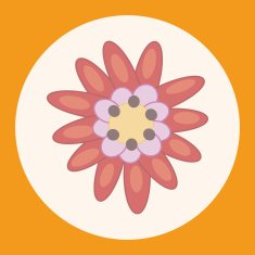 flower theme elements vector eps N7