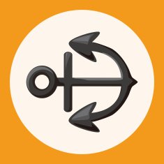 Pirate anchor theme elements N3
