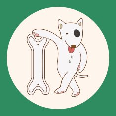 pet dog theme elements vector eps N2