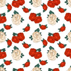 Seamless pattern with roses N83