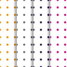 Set of patterns with circles retro colors N2