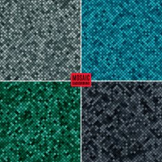 set background abstract mosaic of the pixel pattern and squares N4