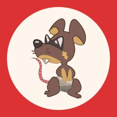 animal mouse cartoon theme elements N8