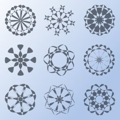 Snowflakes pattern N6
