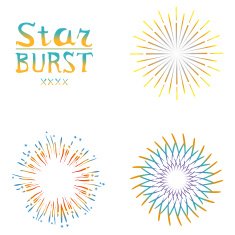 Set of retro abstract backgrounds N2