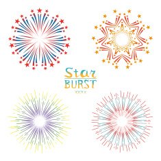 Set of retro abstract backgrounds N4