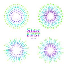 Set of retro abstract backgrounds N18