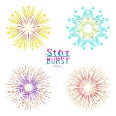 Set of retro abstract backgrounds N22