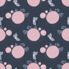 Seamless texture with asters N38
