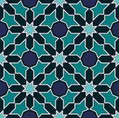 Arabesque seamless pattern N70