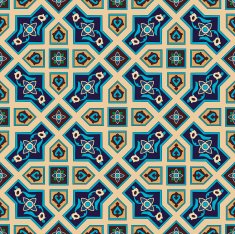 Arabesque seamless pattern N71