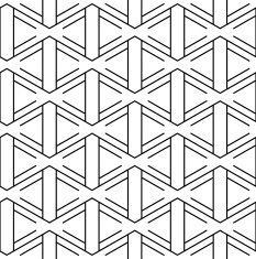 Black and white geometric seamless pattern N102
