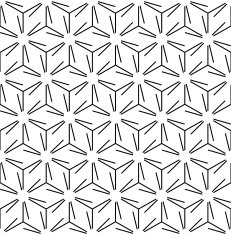 Black and white geometric seamless pattern N103