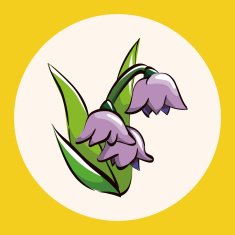 flower theme elements vector eps N23