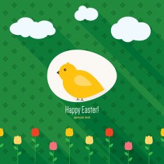 happy easter greeting card N53