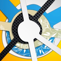 multi layered abstract background N4