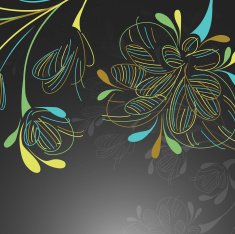Floral abstract background N89