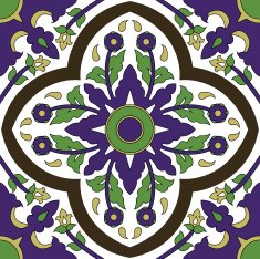 Arabesque seamless pattern N74