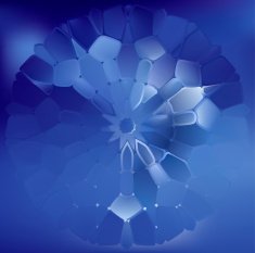Abstract background composed of blue sea and purple