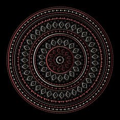 Silver mandala N18
