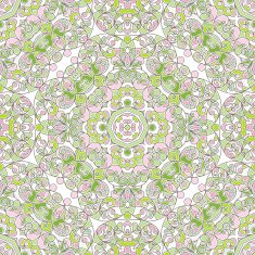 Vector seamless pattern in Eastern style N24
