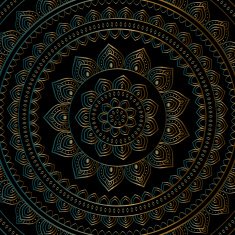 Gold mandala N9