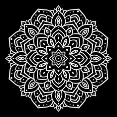 Silver mandala N22