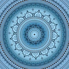 Silver mandala N23