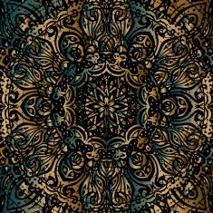 Gold mandala N10