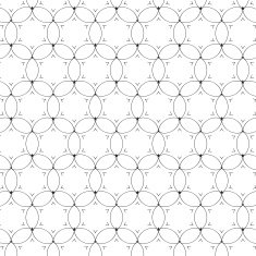 Geometric seamless pattern N190