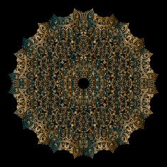 Gold mandala N12