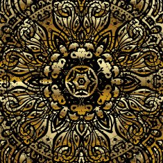 Gold mandala N15