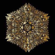 Gold mandala N16