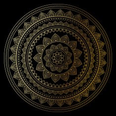 Gold mandala N17