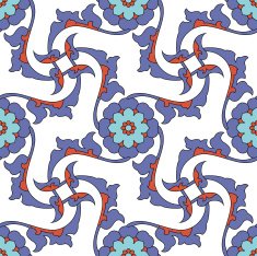 Arabesque seamless pattern N75