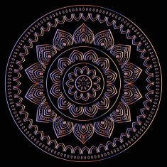 Gold mandala N18