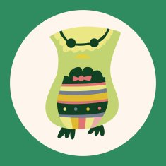 owl cartoon theme elements vector eps N18