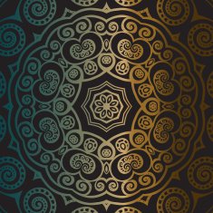 Gold mandala N19