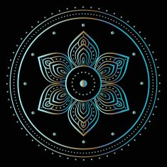 Silver mandala N33